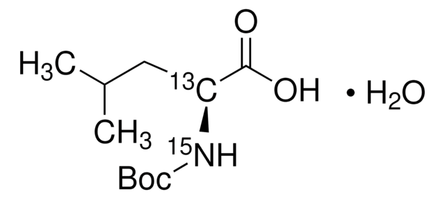 Boc-Leu-OH-2-13C,15N Monohydrat 99 atom % 13C, 98 atom % 15N