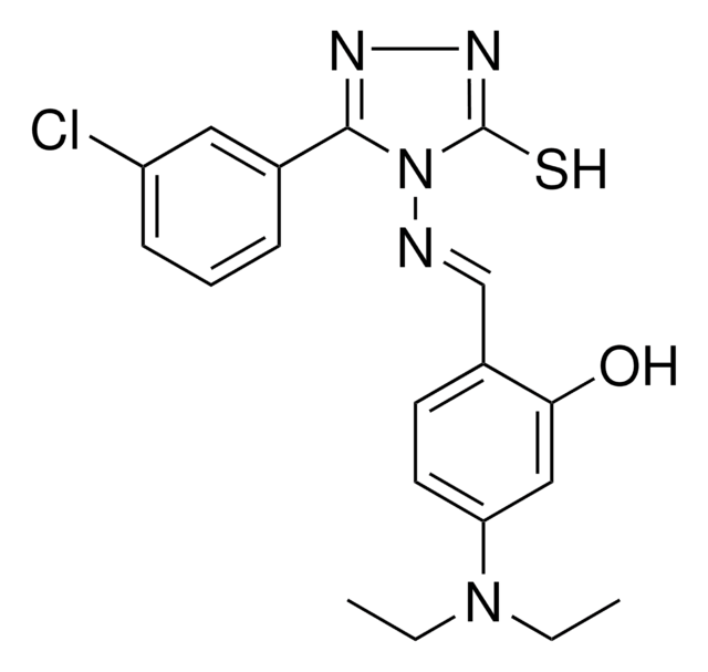 2-((E)-{[3-(3-CHLOROPHENYL)-5-SULFANYL-4H-1,2,4-TRIAZOL-4-YL]IMINO}METHYL)-5-(DIETHYLAMINO)PHENOL AldrichCPR