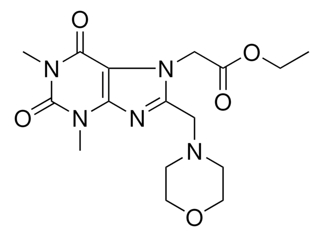 ETHYL [1,3-DIMETHYL-8-(4-MORPHOLINYLMETHYL)-2,6-DIOXO-1,2,3,6-TETRAHYDRO-7H-PURIN-7-YL]ACETATE AldrichCPR