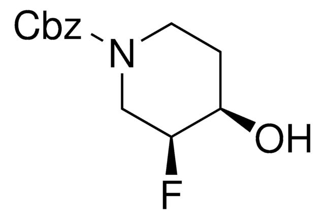 cis-1-Cbz-3-fluoro-4-hydroxypiperidine AldrichCPR