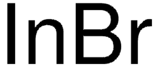 Indium(I) bromide anhydrous, beads, &#8722;10&#160;mesh, 99.998% trace metals basis