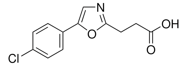 5-(4-Chlorophenyl)oxazole-2-propionic acid 97%