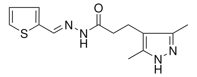 3-(3,5-DIMETHYL-1H-PYRAZOL-4-YL)-PROPIONIC ACID THIOPHEN-2-YLMETHYLENE-HYDRAZIDE AldrichCPR