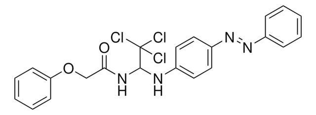 2-PHENOXY-N-(2,2,2-TRICHLORO-1-(4-(PHENYLDIAZENYL)ANILINO)ETHYL)ACETAMIDE AldrichCPR