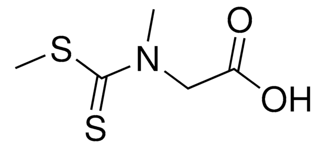 {methyl[(methylsulfanyl)carbothioyl]amino}acetic acid AldrichCPR