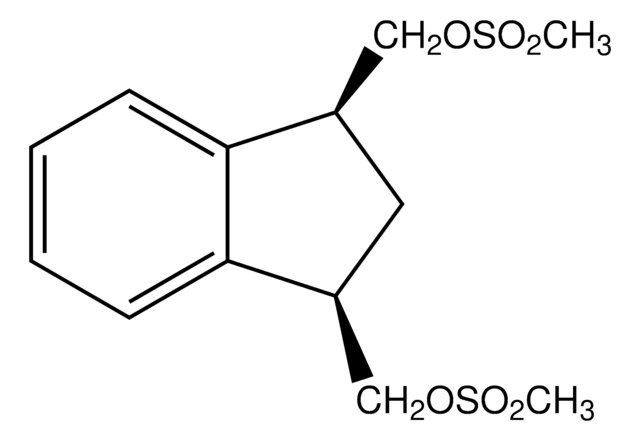 ((1S,3R)-3-[[(METHYLSULFONYL)OXY]METHYL]-2,3-DIHYDRO-1H-INDEN-1-YL)METHYL METHANESULFONATE AldrichCPR