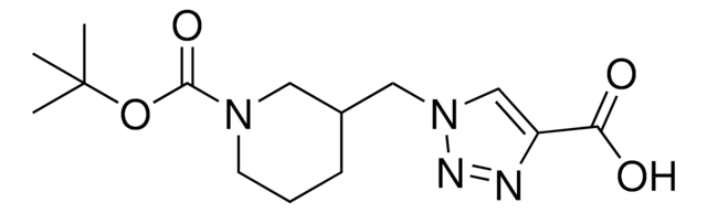 1-((1-(tert-Butoxycarbonyl)piperidin-3-yl)methyl)-1H-1,2,3-triazole-4-carboxylic acid AldrichCPR