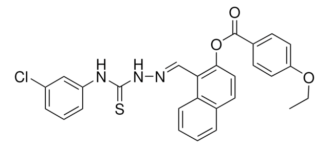 1-(2-((3-CHLOROANILINO)CARBOTHIOYL)CARBOHYDRAZONOYL)-2-NAPHTHYL 4-ETHOXYBENZOATE AldrichCPR