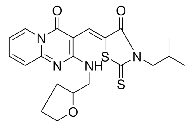 3-[(Z)-(3-ISOBUTYL-4-OXO-2-THIOXO-1,3-THIAZOLIDIN-5-YLIDENE)METHYL]-2-[(TETRAHYDRO-2-FURANYLMETHYL)AMINO]-4H-PYRIDO[1,2-A]PYRIMIDIN-4-ONE AldrichCPR