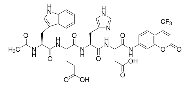 N-Acetyl-Trp-Glu-His-Asp-7-amido-4-trifluoromethylcoumarin trifluoroacetate salt &#8805;97% (HPLC), powder