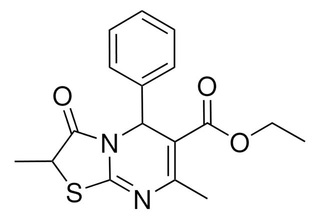 ETHYL 2,7-DIMETHYL-3-OXO-5-PHENYL-2,3-DIHYDRO-5H-[1,3]THIAZOLO[3,2-A]PYRIMIDINE-6-CARBOXYLATE AldrichCPR