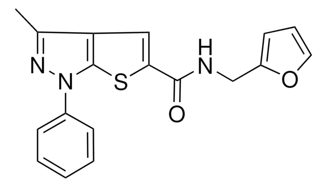 N-(2-FURYLMETHYL)-3-METHYL-1-PHENYL-1H-THIENO(2,3-C)PYRAZOLE-5-CARBOXAMIDE AldrichCPR