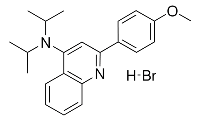 N,N-DIISOPROPYL-2-(4-METHOXYPHENYL)-4-QUINOLINAMINE HYDROBROMIDE AldrichCPR