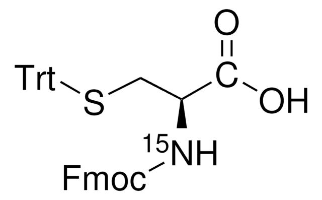 Fmoc-S-三苯甲基-L-半胱氨酸-15N 98 atom % 15N, 97% (CP)