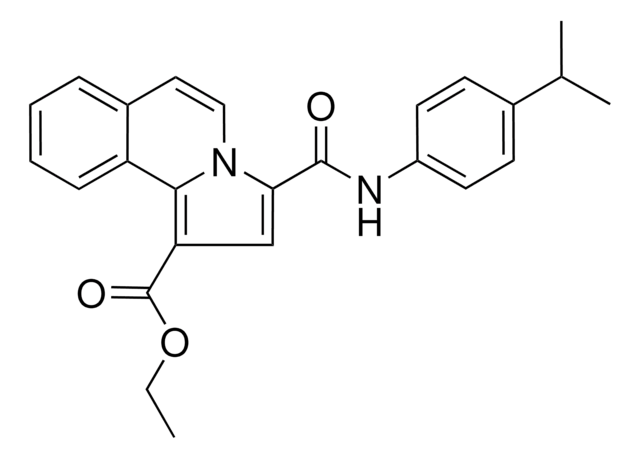 ETHYL 3-((4-ISOPROPYLANILINO)CARBONYL)PYRROLO(2,1-A)ISOQUINOLINE-1-CARBOXYLATE AldrichCPR