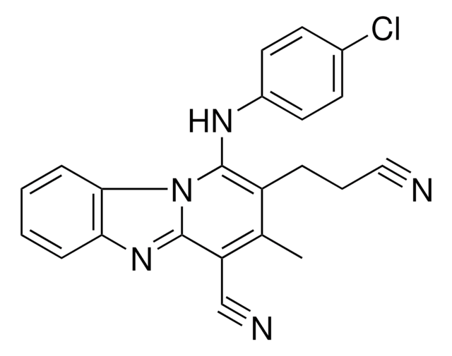 1-(4-CL-ANILINO)-2-(2-CYANOETHYL)-3-ME-PYRIDO(1,2-A)BENZIMIDAZOLE-4-CARBONITRILE AldrichCPR