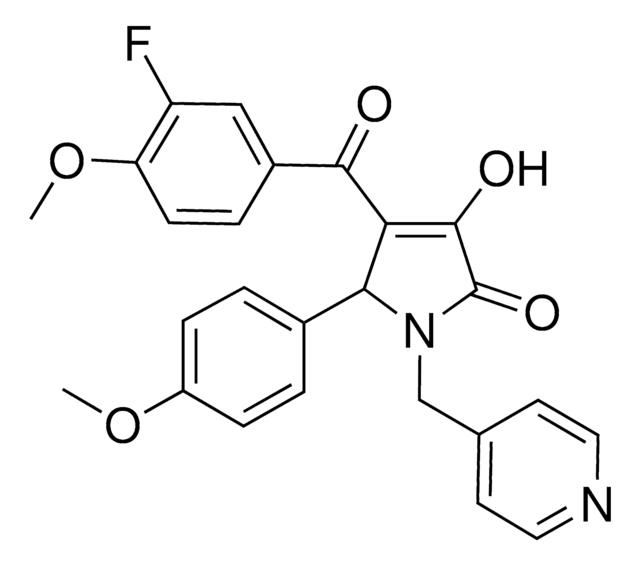 4-(3-FLUORO-4-METHOXYBENZOYL)-3-HYDROXY-5-(4-METHOXYPHENYL)-1-(4-PYRIDINYLMETHYL)-1,5-DIHYDRO-2H-PYRROL-2-ONE AldrichCPR