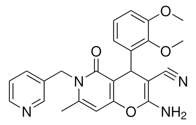 2-AMINO-4-(2,3-DIMETHOXYPHENYL)-7-METHYL-5-OXO-6-(3-PYRIDINYLMETHYL)-5,6-DIHYDRO-4H-PYRANO[3,2-C]PYRIDINE-3-CARBONITRILE AldrichCPR