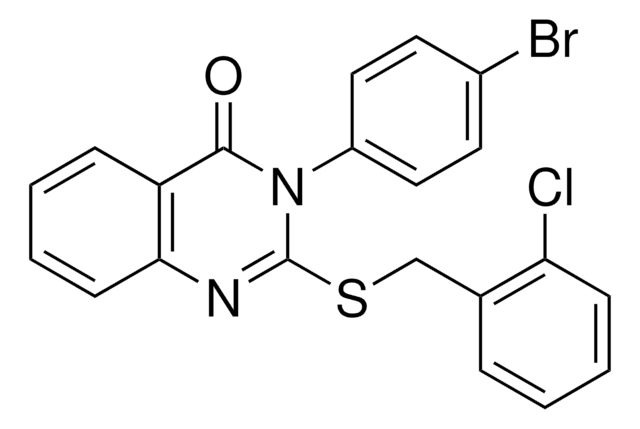 3-(4-BROMOPHENYL)-2-((2-CHLOROBENZYL)THIO)-4(3H)-QUINAZOLINONE AldrichCPR