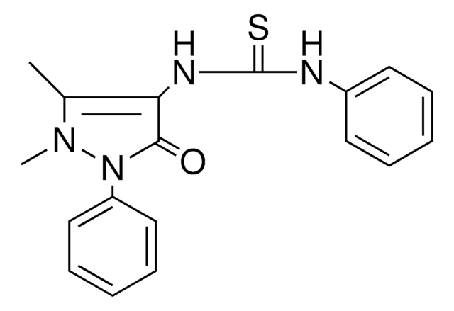 1-(1,5-DIMETHYL-3-OXO-2-PHENYL-2,3-DIHYDRO-1H-PYRAZOL-4-YL)-3-PHENYL-THIOUREA AldrichCPR