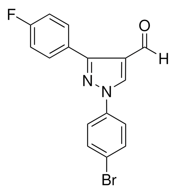 1-(4-BROMOPHENYL)-3-(4-FLUOROPHENYL)-1H-PYRAZOLE-4-CARBALDEHYDE AldrichCPR