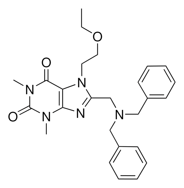 8-[(DIBENZYLAMINO)METHYL]-7-(2-ETHOXYETHYL)-1,3-DIMETHYL-3,7-DIHYDRO-1H-PURINE-2,6-DIONE AldrichCPR