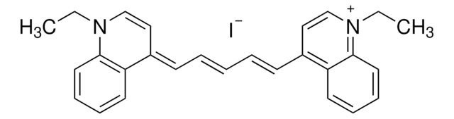 1,1&#8242;-Diethyl-4,4&#8242;-dicarbocyanine iodide Dye content 90&#160;%