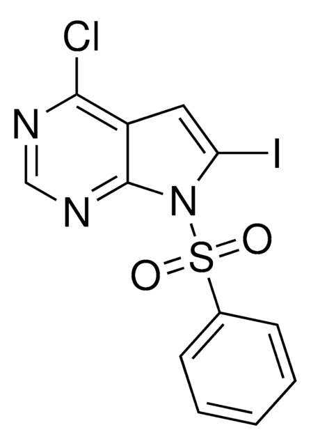 4-Chloro-6-iodo-7-(phenylsulfonyl)-7H-pyrrolo[2,3-d]pyrimidine AldrichCPR