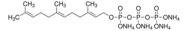 Farnesyl triphosphate ammonium salt solution &#8805;95% (TLC), methanol:ammonia solution