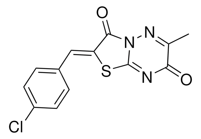 (2Z)-2-(4-CHLOROBENZYLIDENE)-6-METHYL-7H-[1,3]THIAZOLO[3,2-B][1,2,4]TRIAZINE-3,7(2H)-DIONE AldrichCPR