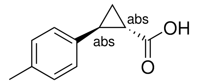 (1S,2S)-2-(4-Methylphenyl)cyclopropanecarboxylic acid AldrichCPR