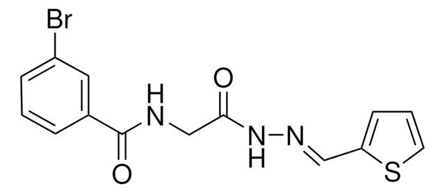 3-BROMO-N-(2-OXO-2-(2-(2-THIENYLMETHYLENE)HYDRAZINO)ETHYL)BENZAMIDE AldrichCPR