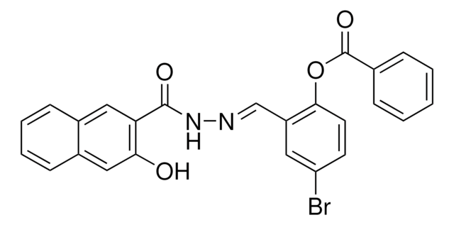 4-BROMO-2-(2-(3-HYDROXY-2-NAPHTHOYL)CARBOHYDRAZONOYL)PHENYL BENZOATE AldrichCPR