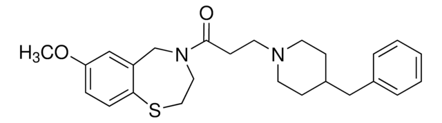 4-[3-(4-Benzylpiperidin-1-yl)propionyl]-7-methoxy-2,3,4,5-tetrahydro-1,4-benzothiazepine analytical standard