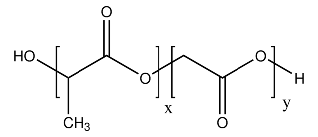 Poly(D,L-lactide-co-glycolide) lactide:glycolide 50:50, acid and hydroxy terminated, Mn 25000