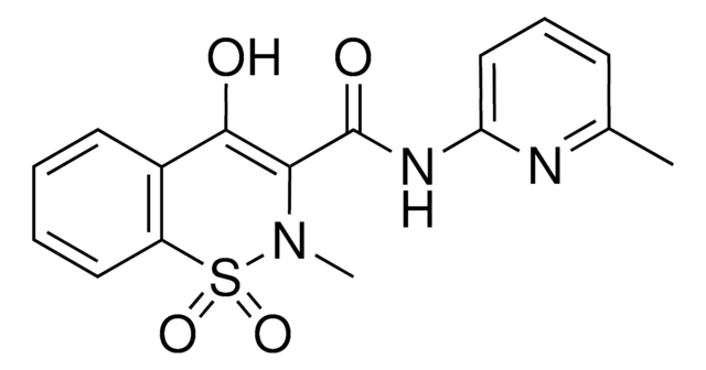 4-hydroxy-2-methyl-N-(6-methyl-2-pyridinyl)-2H-1,2-benzothiazine-3-carboxamide 1,1-dioxide AldrichCPR