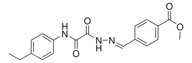 METHYL 4-(2-((4-ETHYLANILINO)(OXO)ACETYL)CARBOHYDRAZONOYL)BENZOATE AldrichCPR