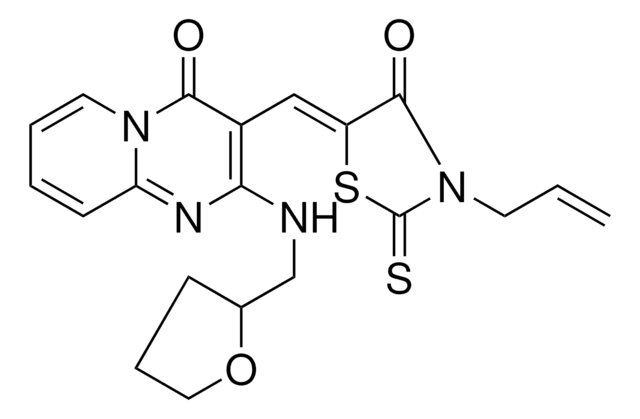 3-[(Z)-(3-ALLYL-4-OXO-2-THIOXO-1,3-THIAZOLIDIN-5-YLIDENE)METHYL]-2-[(TETRAHYDRO-2-FURANYLMETHYL)AMINO]-4H-PYRIDO[1,2-A]PYRIMIDIN-4-ONE AldrichCPR