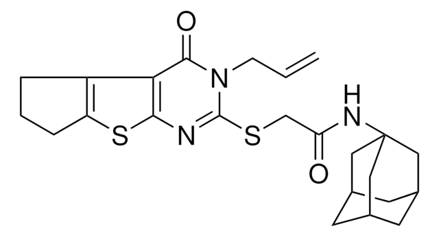 N-(1-ADAMANTYL)-2-[(3-ALLYL-4-OXO-3,5,6,7-TETRAHYDRO-4H-CYCLOPENTA[4,5]THIENO[2,3-D]PYRIMIDIN-2-YL)SULFANYL]ACETAMIDE AldrichCPR