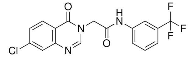 2-(7-CHLORO-4-OXO-3(4H)-QUINAZOLINYL)-N-(3-(TRIFLUOROMETHYL)PHENYL)ACETAMIDE AldrichCPR