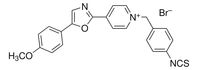 N-(4-Isothiocyanatobenzyl)-4-[5-(4-methoxyphenyl)-2-oxazolyl]pyridinium bromide suitable for fluorescence, BioReagent, &#8805;98.0% (HPLC)