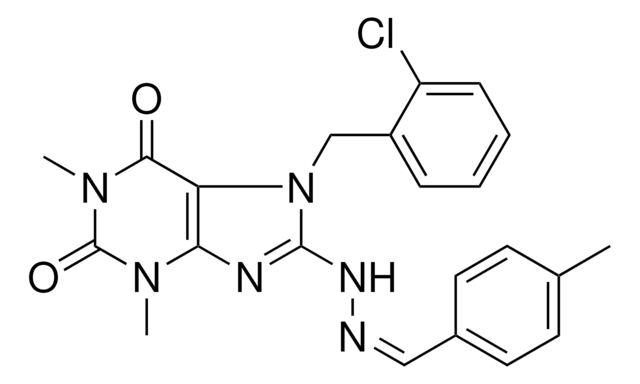 4-METHYLBENZALDEHYDE [7-(2-CHLOROBENZYL)-1,3-DIMETHYL-2,6-DIOXO-2,3,6,7-TETRAHYDRO-1H-PURIN-8-YL]HYDRAZONE AldrichCPR