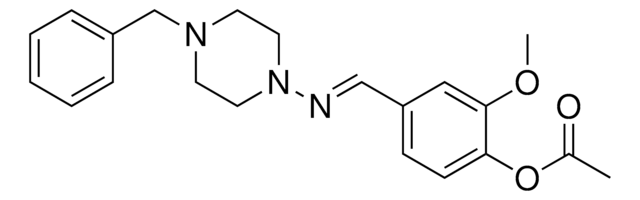 4-(((4-BENZYL-1-PIPERAZINYL)IMINO)METHYL)-2-METHOXYPHENYL ACETATE AldrichCPR