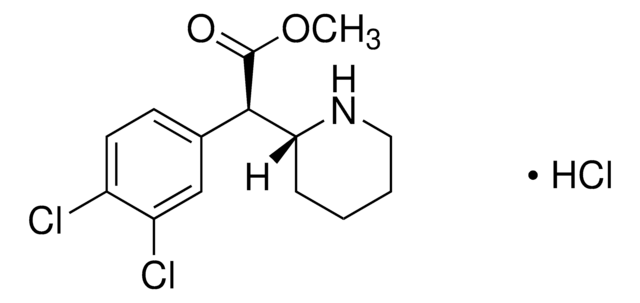 (±)-threo-3,4-Dichloromethylphenidate HCl 1.0&#160;mg/mL in methanol (as free base), certified reference material, Cerilliant&#174;