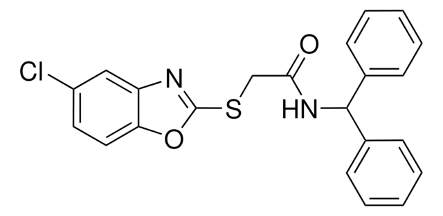 N-BENZHYDRYL-2-[(5-CHLORO-1,3-BENZOXAZOL-2-YL)SULFANYL]ACETAMIDE AldrichCPR