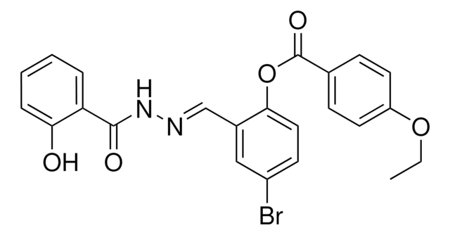 4-BROMO-2-(2-(2-HYDROXYBENZOYL)CARBOHYDRAZONOYL)PHENYL 4-ETHOXYBENZOATE AldrichCPR