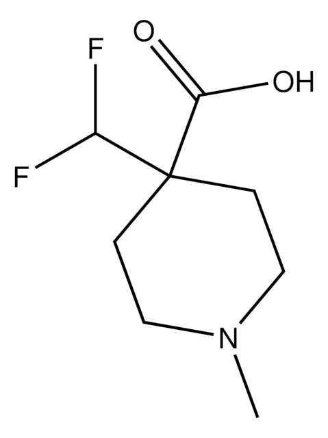 4-(Difluoromethyl)-1-methyl-4-piperidinecarboxylic acid AldrichCPR