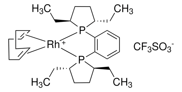 1,2-Bis[(2S,5S)-2,5-diethylphospholano]benzene(1,5-cyclooctadiene)rhodium(I) trifluoromethanesulfonate