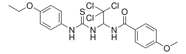 4-MEO-N-(2,2,2-TRICHLORO-1-(((4-ETHOXYANILINO)CARBOTHIOYL)AMINO)ETHYL)BENZAMIDE AldrichCPR