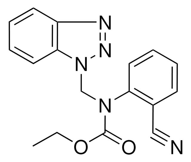 ETHYL 1H-1,2,3-BENZOTRIAZOL-1-YLMETHYL(2-CYANOPHENYL)CARBAMATE AldrichCPR